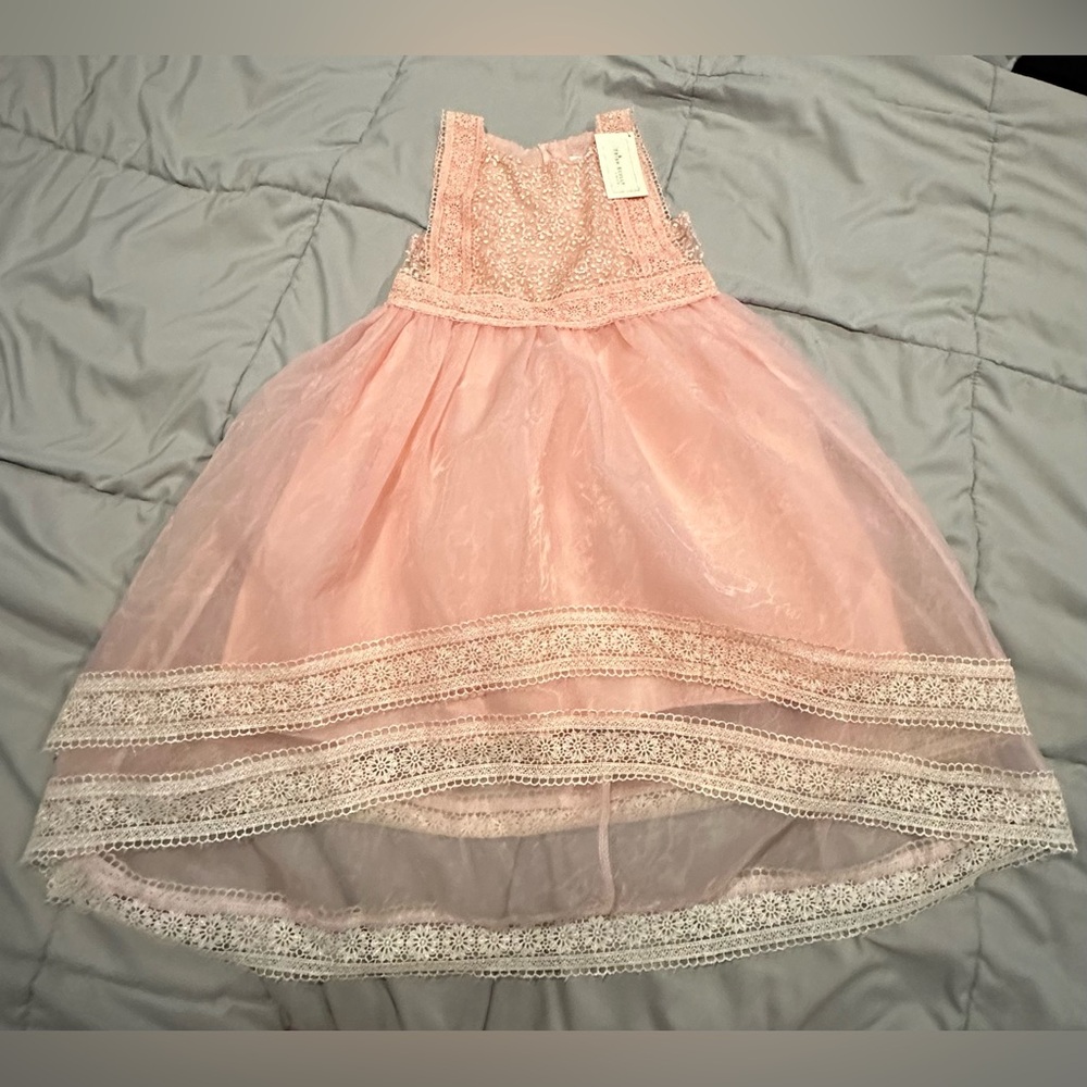 Trish Scully pink size 7 dress NWT
